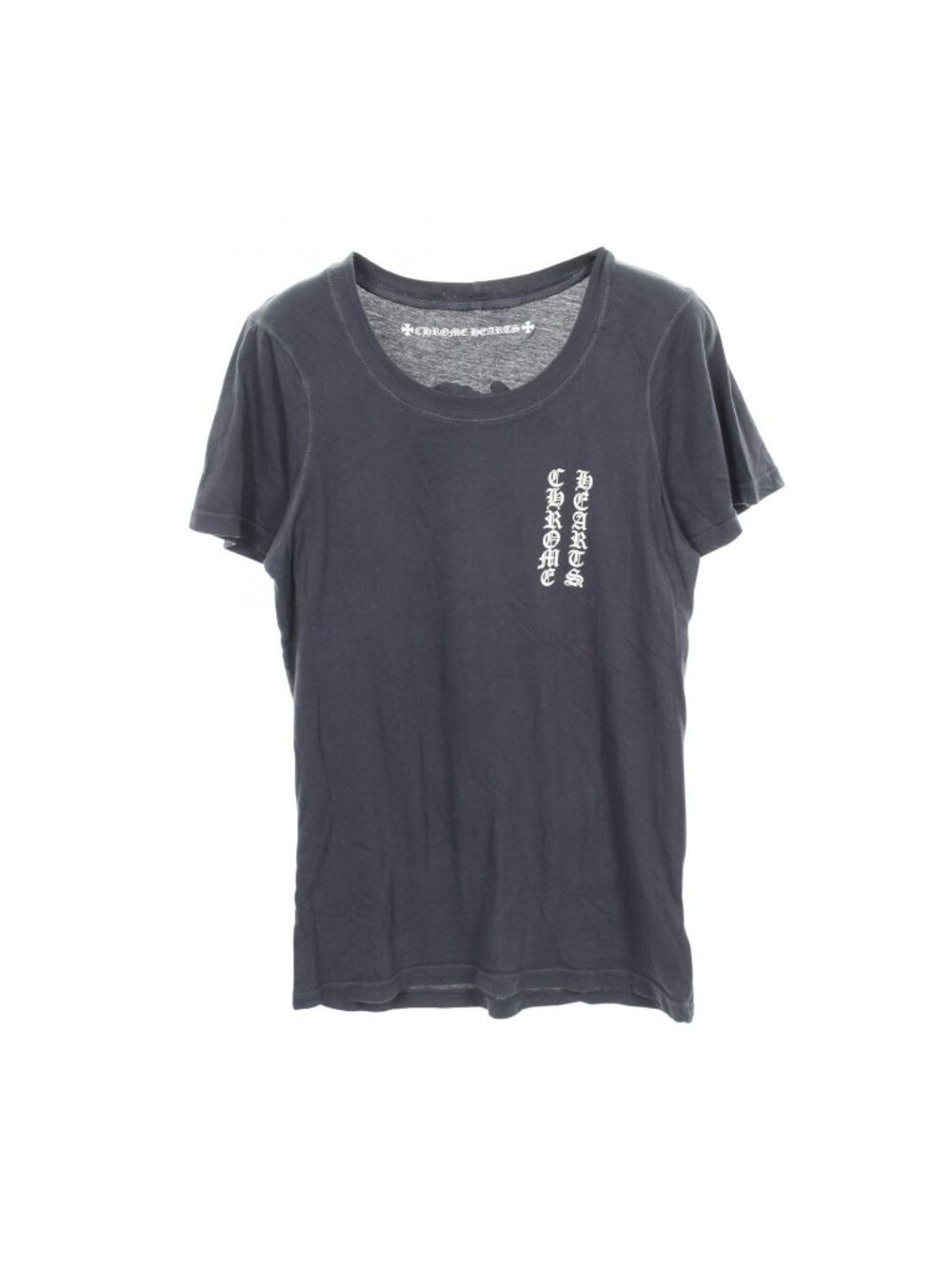 Chrome Hearts Short Sleeve T-Shirt Vertical Logo Matty Boy Cotton